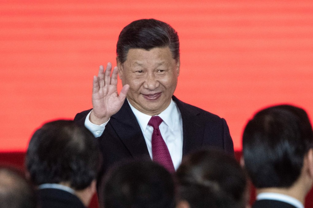 China's President Xi Jinping attending the opening ceremony of the Hong Kong-Zhuhai-Macau Bridge at the Zhuhai Port terminal on October 23, 2018. Photo: AFP