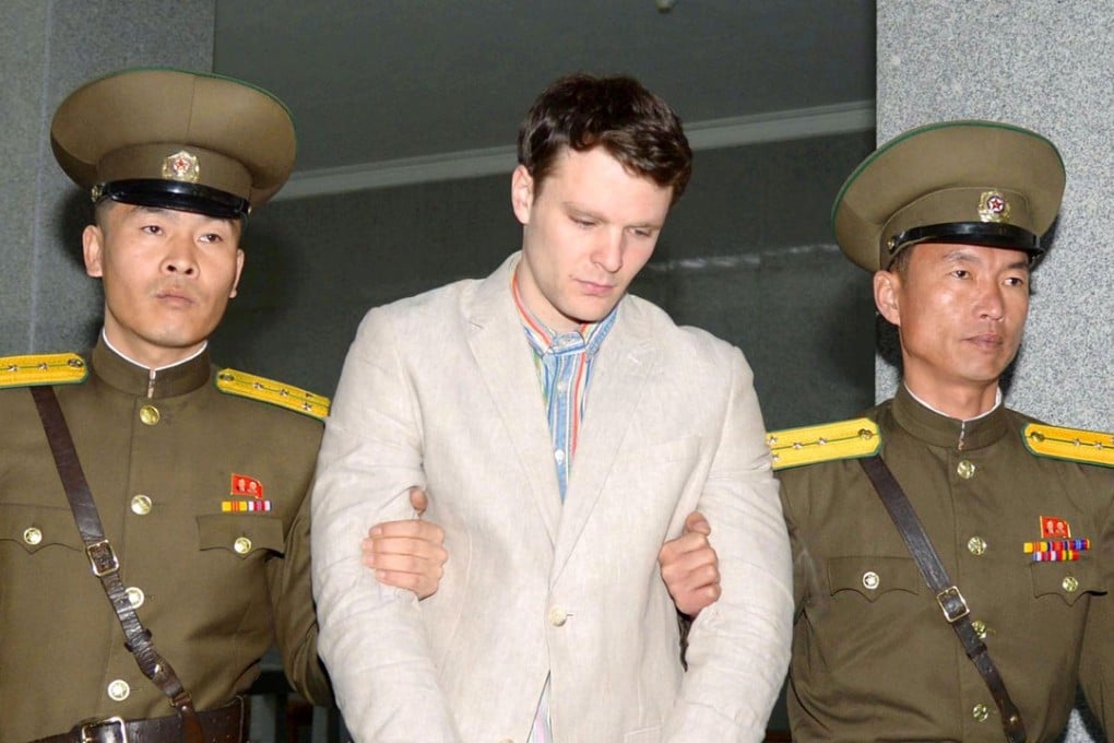 Otto Warmbier was jailed in North Korea for more than a year. He was released in a comatose state in 2017 but died soon after returning home. File photo: Reuters