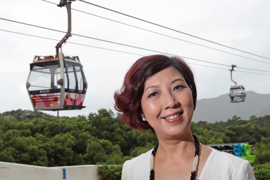 Stella Kwan, Ngong Ping 360 managing director, sees a bright future ahead for Lantau Island. Photo: Handout