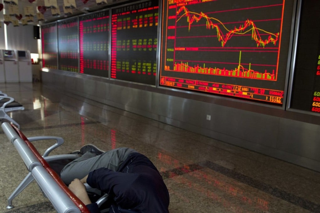 A stock market slump has put many of China’s privately owned firms under huge financial pressure. Photo: AP