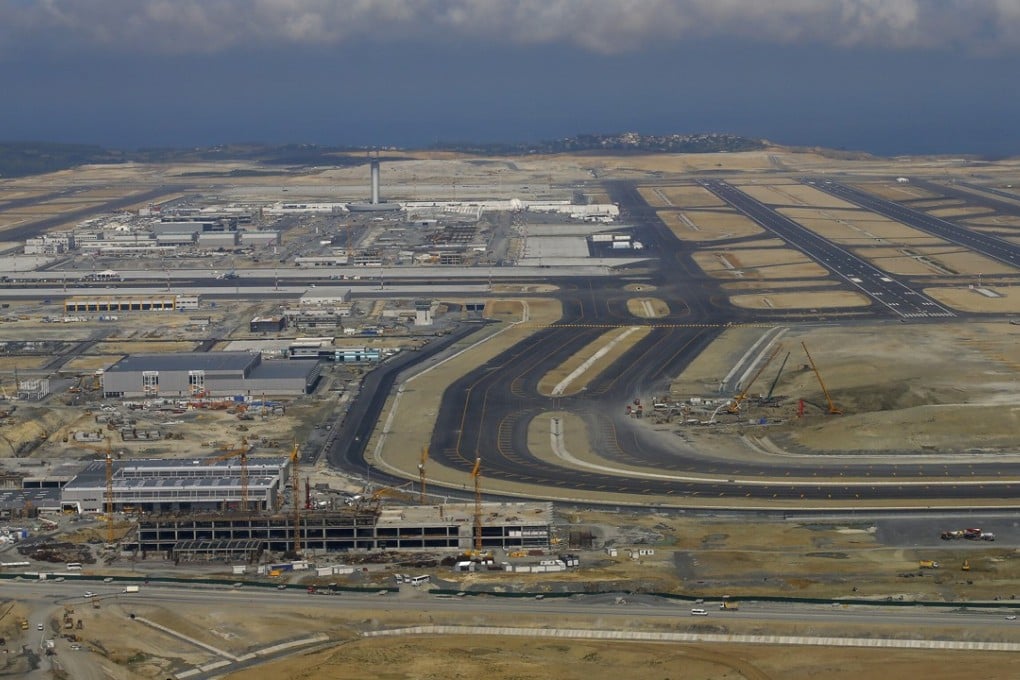 An aerial view of Istanbul's New Airport ahead of its opening. Photo: AP