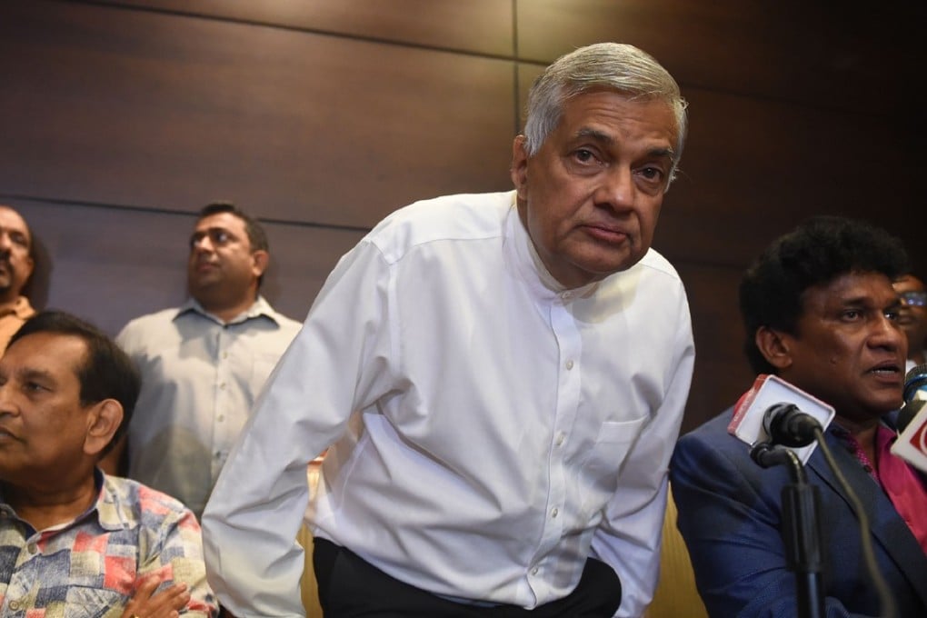 Sri Lanka's ousted prime minister Ranil Wickremesinghe. Photo: AFP
