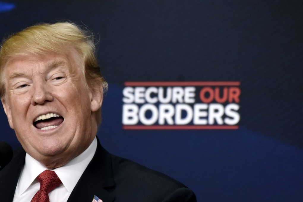 President Donald Trump discusses his hardline approach to immigration during an event in the White House. Photo: TNS