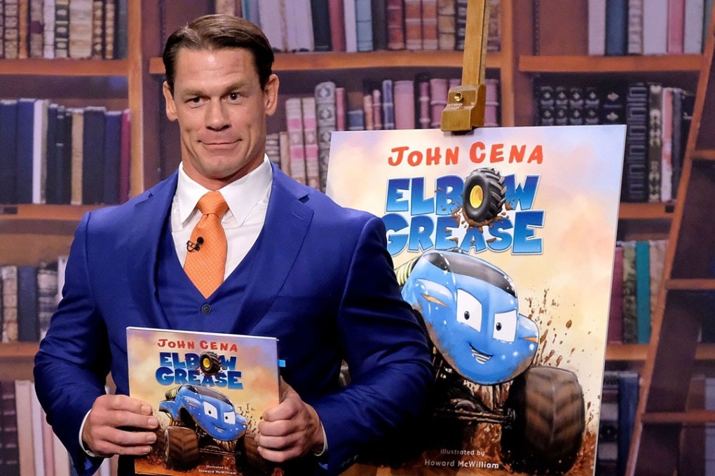 Professional wrestler and actor John Cena visits The Tonight Show on October 9 in New York City to promote his new children’s book. Photo: AFP