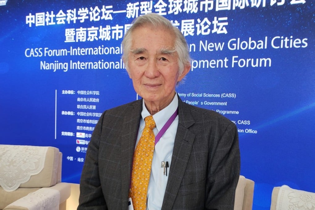 Liu Thai Ker, the former head of city planning in Singapore, at the International Conference on New Global Cities in Nanjing Photo: Su Xinqi