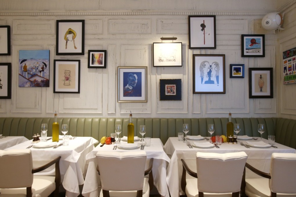 Interior of La Petite Maison in Central. Photo: David Wong