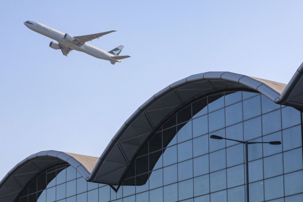 A Cathay Pacific aircraft taking off from Hong Kong International Airport in Chek Lap Kok. Photo: Felix Wong