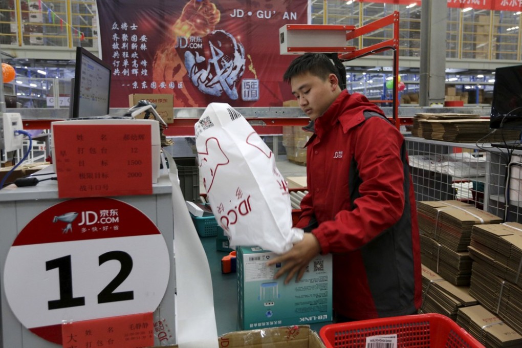 JD Beauty, a new business unit of e-commerce giant JD.com, was criticised in China’s social media for running a sexist marketing campaign. Photo: Reuters