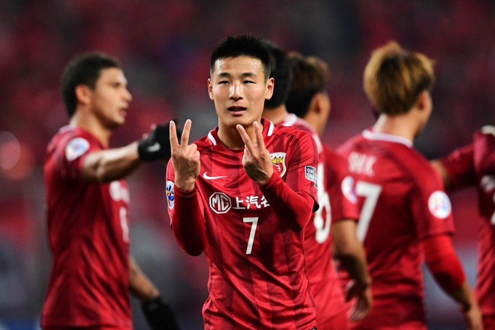 Shanghai SIPG’s Wu Lei could be key in the Chinese Super League title race. Photo: AFP