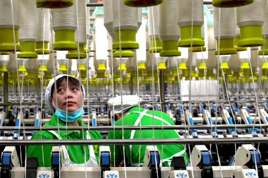 Chinese factory activity slowed in October as the country struggles to maintain economic momentum in the face of US tariffs and a weakening yuan. Photo: AFP