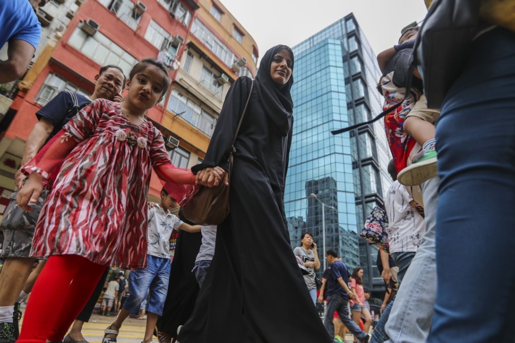 Non-Chinese communities currently account for 3.8 per cent of Hong Kong’s population. Photo: Edward Wong