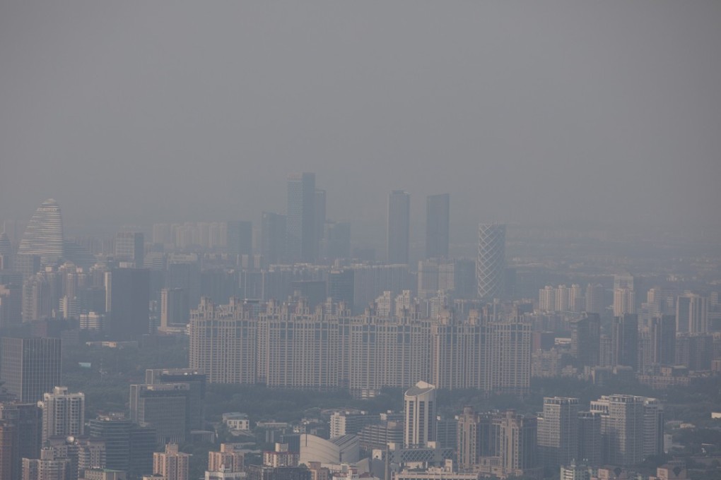 Smog has been cut rapidly during the “war on pollution”, now in its fifth year, but environmental groups have warned that China has been “backsliding” on its environmental commitments. Photo: EPA