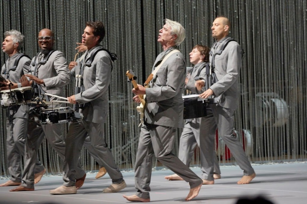 David Byrne performs his "American Utopia" show in Minneapolis, in the United States, in May. Picture: Alamy