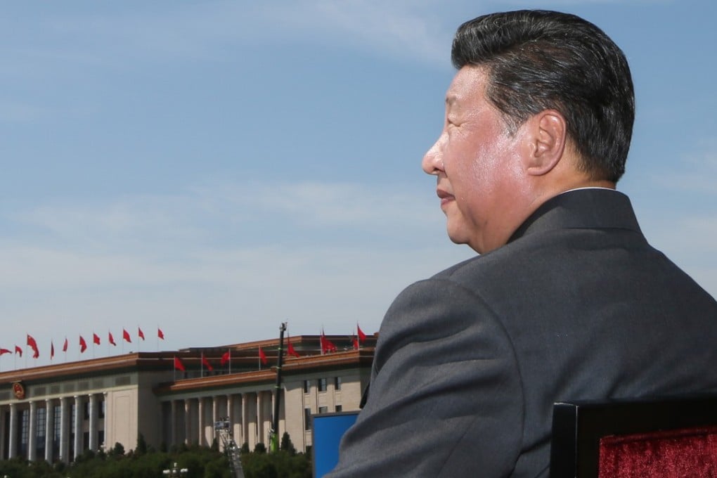 Chinese President Xi Jinping watches the military parade in 2015 to commemorate the 70th anniversary of the end of the second world war. Photo: Xinhua