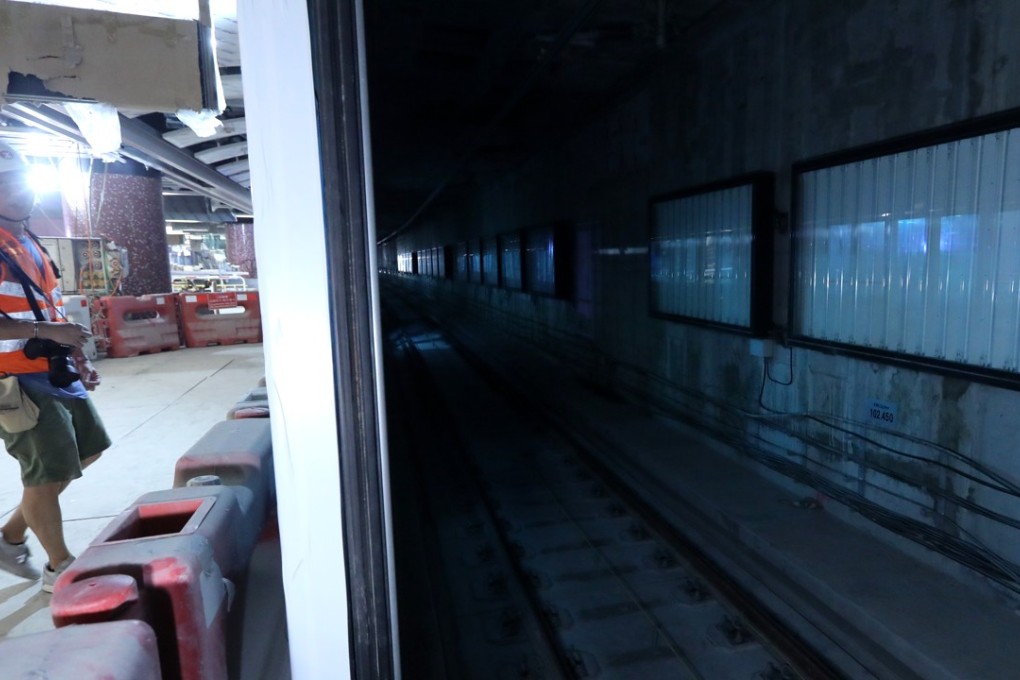 The MTR Corporation said that a contractor produced substandard work on a key part of the rail link project. Photo: Sam Tsang