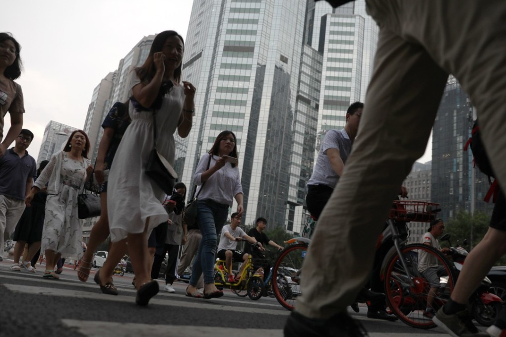 As China’s pace of growth slows, with the threat of US tariffs looming, private equity and venture capital firms are feeling the pinch and as a result so too are cash-strapped small businesses. Photo: EPA