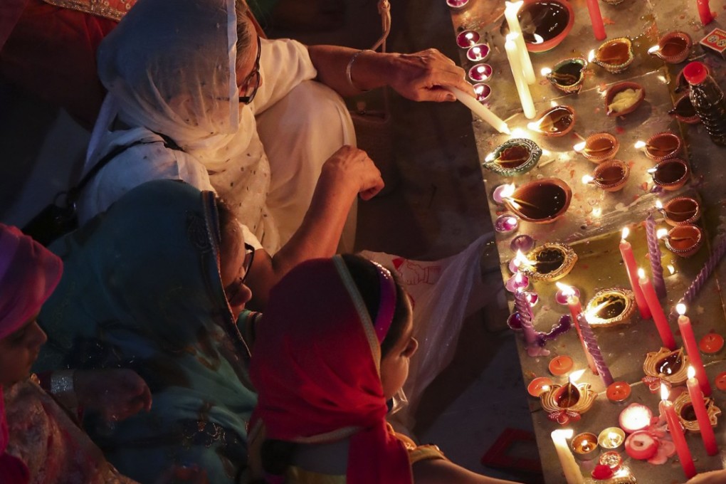 Indians celebrate Diwali, the Indian New Year, at the Sikh temple in Wan Chai last year. Photo: K.Y. Cheng