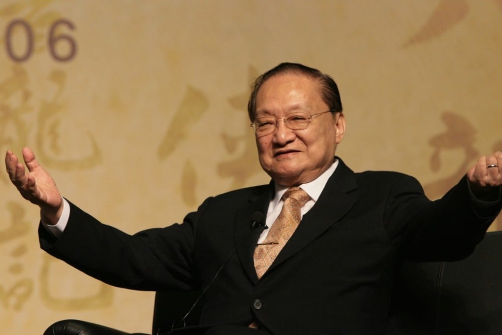 Legendary martial arts novelist Louis Cha Leung-yung. Photo: SCMP