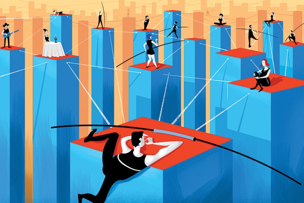 Getting back into dating after a divorce is a balancing act for some. Illustration: Marcelo Duhalde