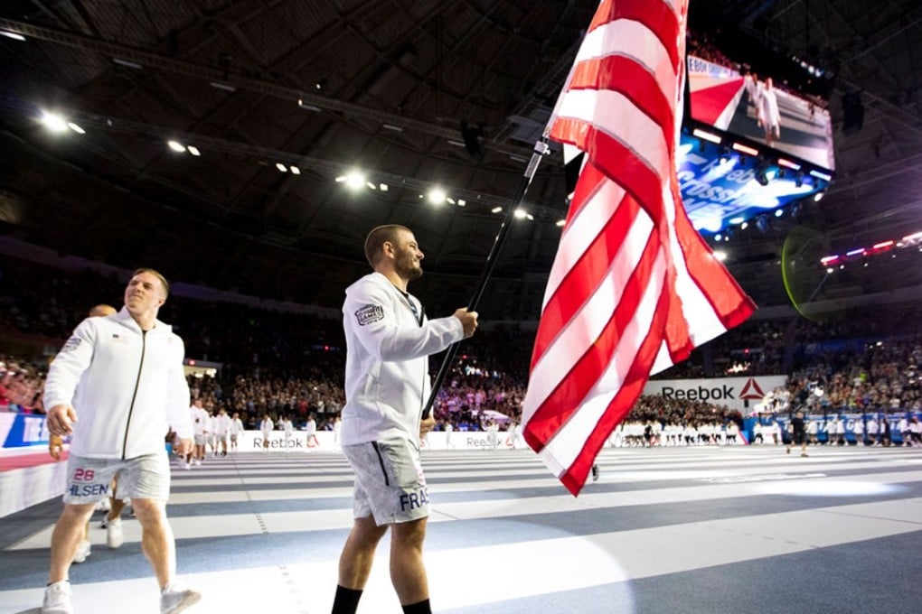 The American athletes enter the Coliseum at the 2018 CrossFit Games ceremony. Photos: CrossFit Games