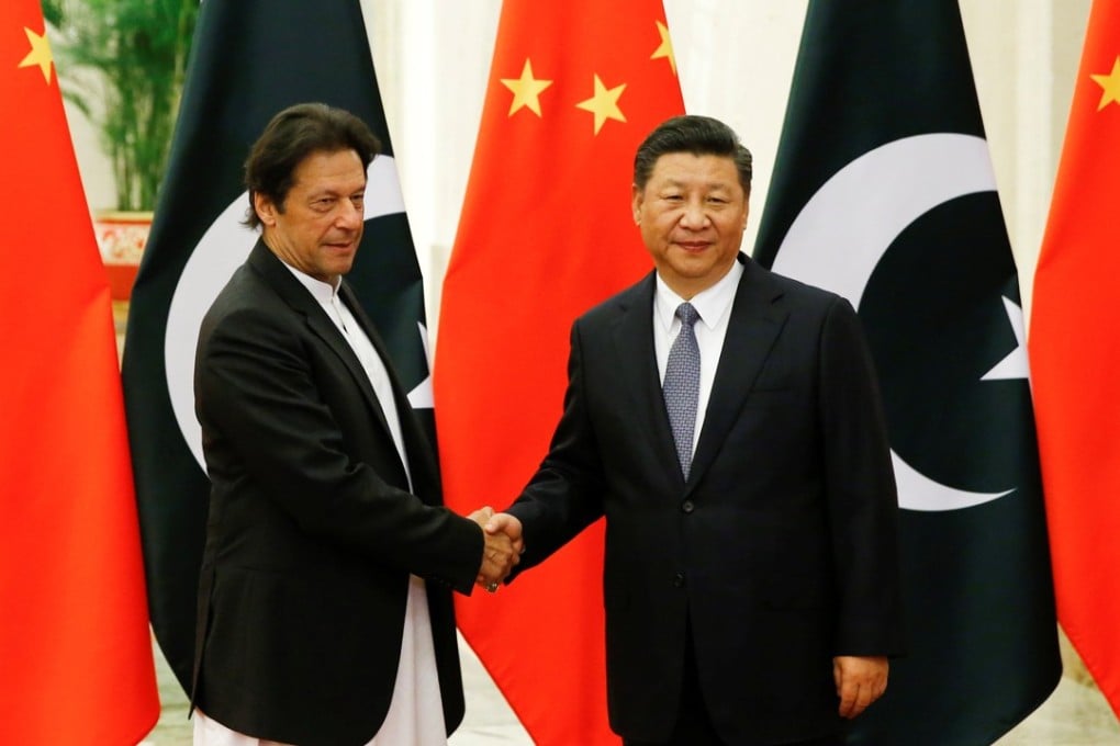 Pakistani Prime Minister Imran Khan (left) held talks with Chinese President Xi Jinping in Beijing on Friday at the start of his five-day to the country. Photo: Reuters