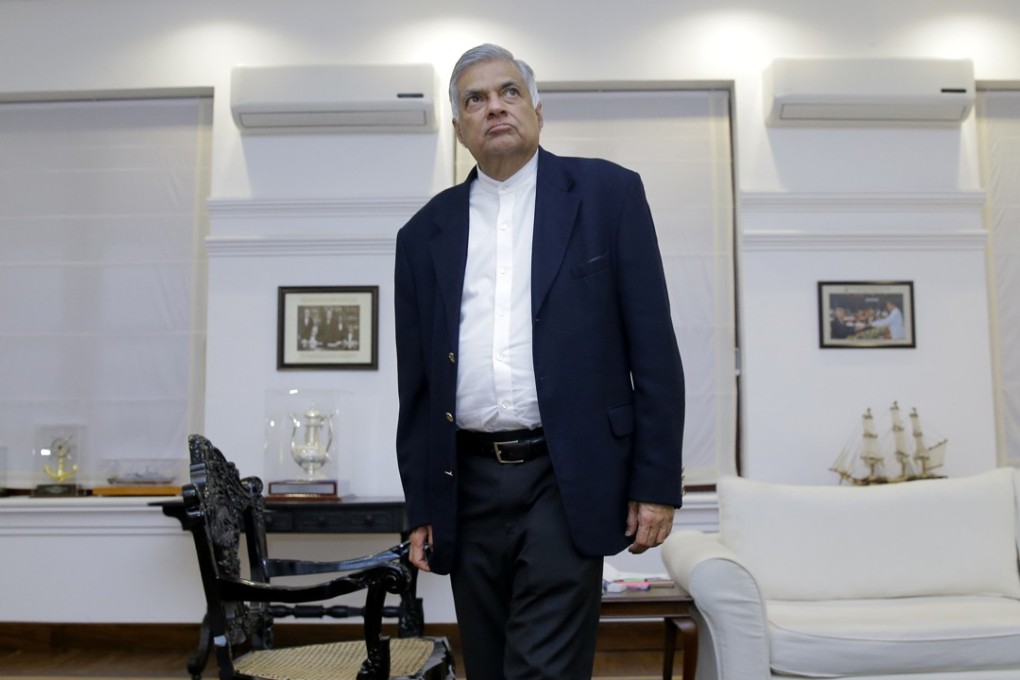 Ousted Sri Lankan leader Ranil Wickremesinghe in his office at the prime minister’s official residence in Colombo, Sri Lanka on November 2, 2018. Photo: AP
