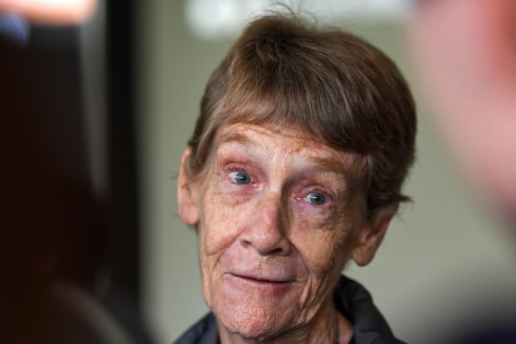 Catholic nun Patricia Fox after arriving in Melbourne, Australia. Photo: EPA