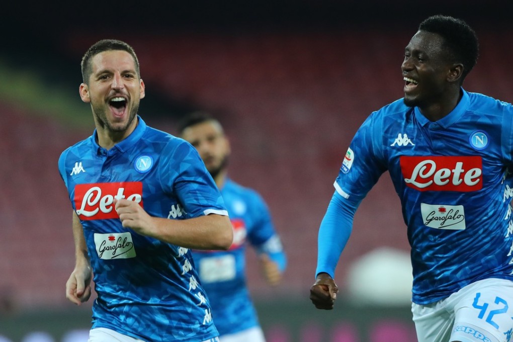 Napoli’s Dries Mertens (left) says he would consider a move to the Chinese Super League. Photo: Xinhua