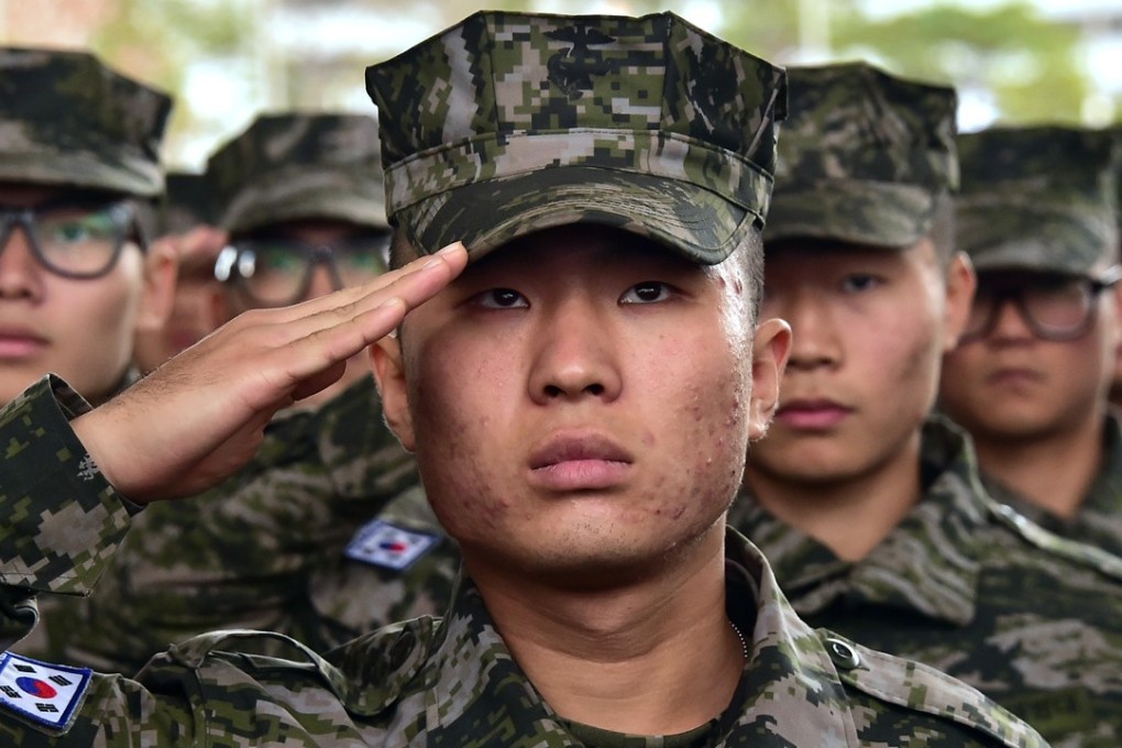 South Korean marines. Photo: AFP