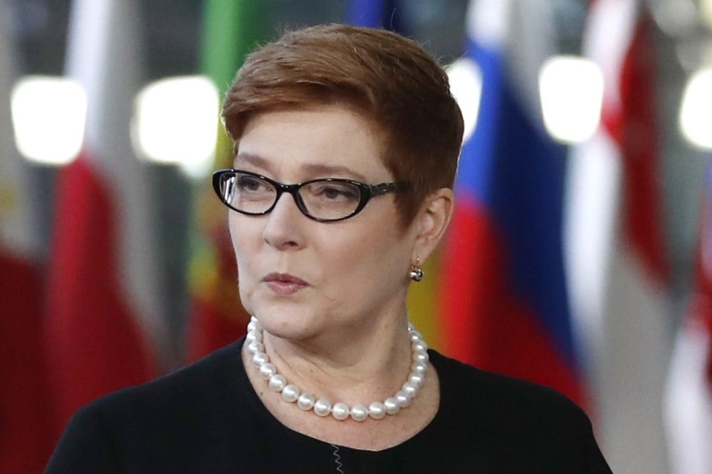 Australian Foreign Minister Marise Payne is visiting China on Wednesday, ending an unofficial ban by the Chinese on senior Australian ministers of more than six months. Photo: AP