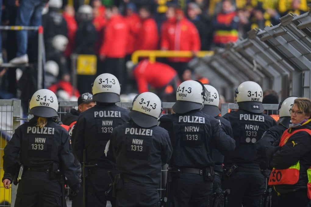 Travelling fans are often subjected to inhumane treatment and heavy-handed policing when they travel to follow their team in Europe. Photo: AFP