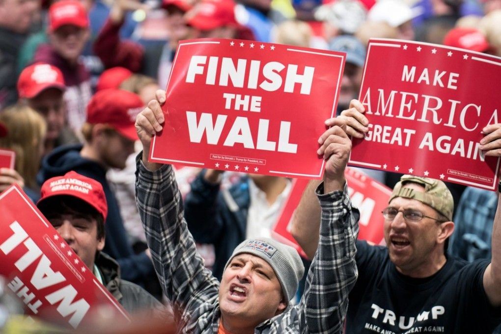 Trump supporters at a campaign rally in Charlotte, North Carolina on October 26. Photo: AFP