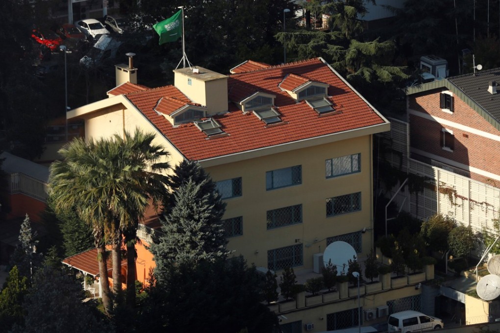 File photo of Saudi Arabia’s consulate in Istanbul’s Levent district. Photo: Reuters