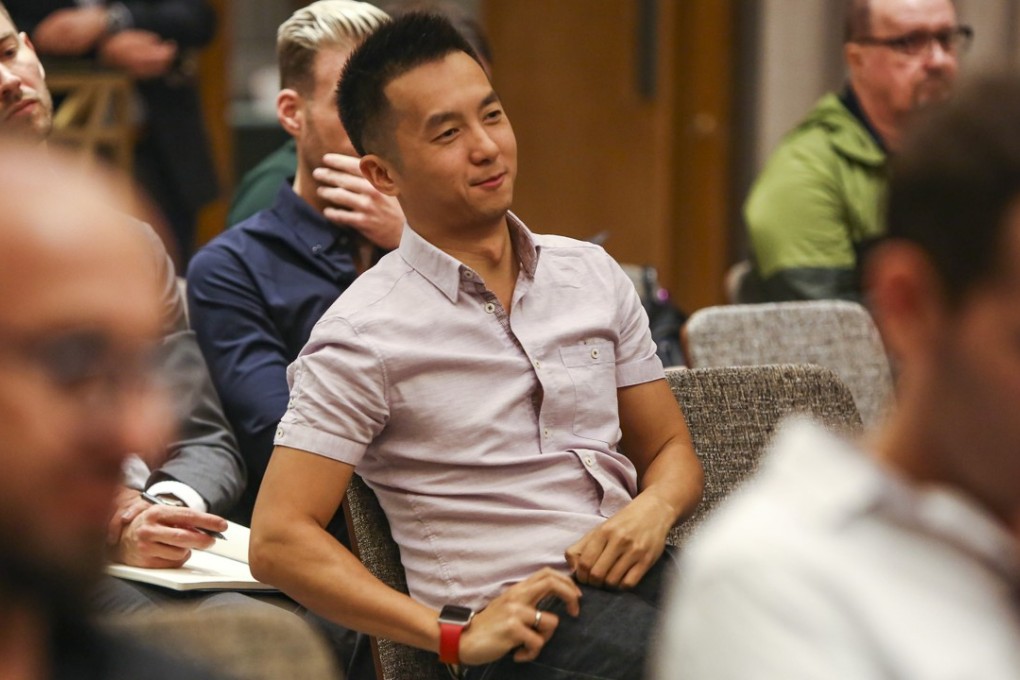 Civil servant Angus Leung among participants at a Pink Season event for the LGBT community in Hong Kong. Photo: Jonathan Wong