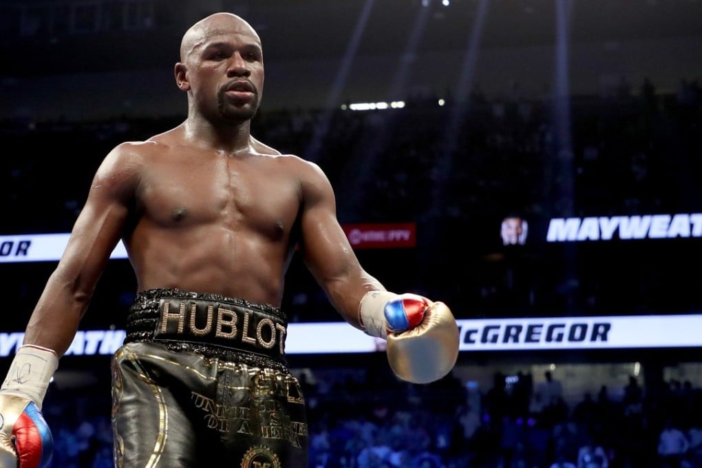 Floyd Mayweather Jnr is in line to make his MMA debut on Rizin’s New Year’s Eve card. Photo: AFP