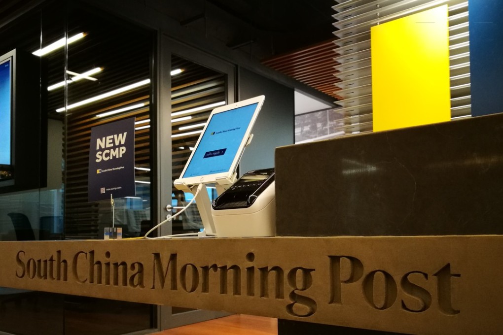 South China Morning Post's Times Square new office. 07FEB18