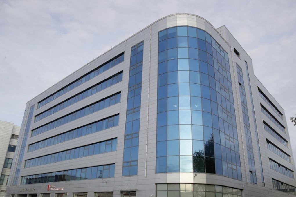 File photo of a business centre building in St Petersburg, Russia nicknamed the ‘troll factory’ as it housed Internet Research Agency, one of a web of companies allegedly controlled by Yevgeny Prigozhin who allegedly has ties to Russian President Vladimir Putin. Photo: AP