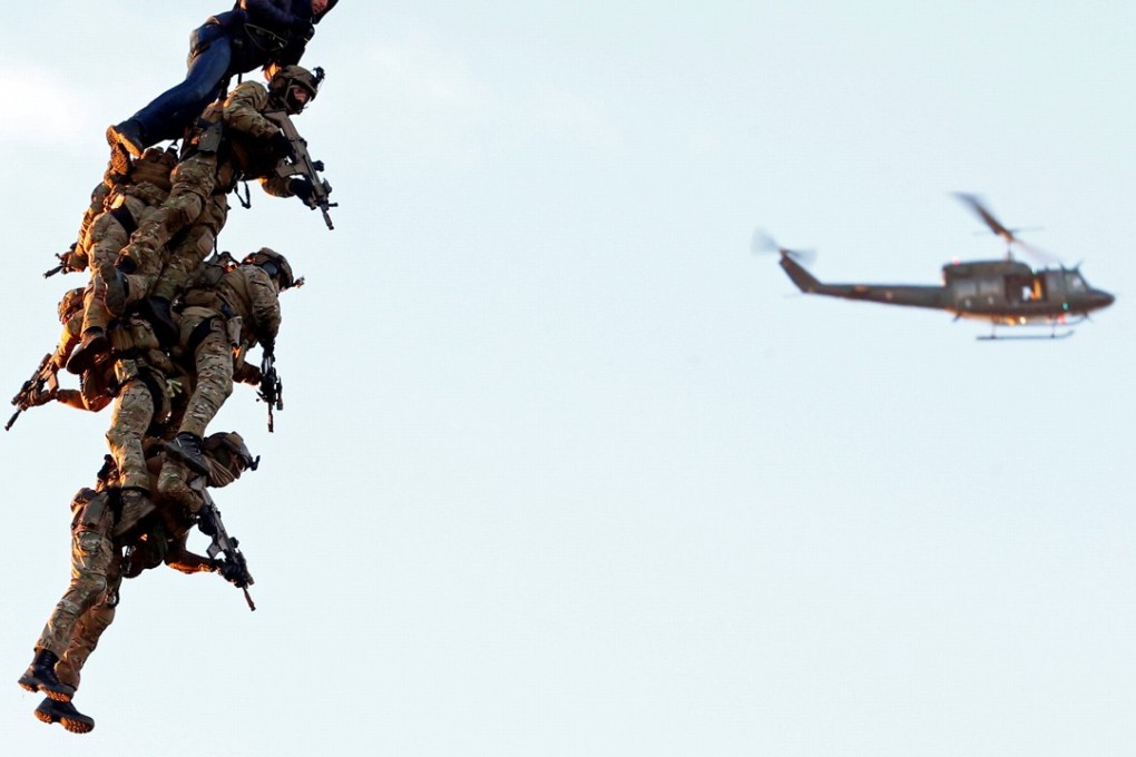 Belgian Special Forces during the Black Blade military exercise involving several European Union countries in November 2016. Photo: Reuters