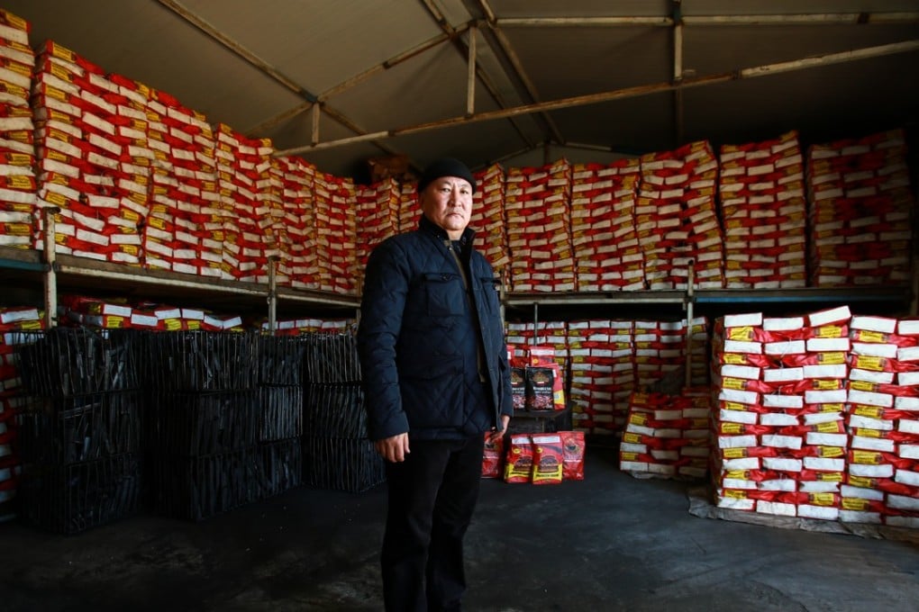 Byambadash Dashzeveg, the co-founder of Mongolian Charcoal Production and Trade. Photo: Byamba-Ochir Byambasuren