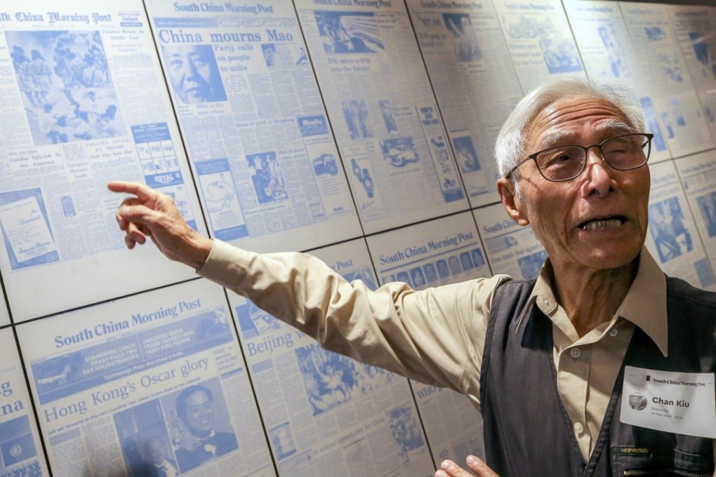 Chan Kiu, former chief photographer of the South China Morning Post. Photo: Dickson Lee