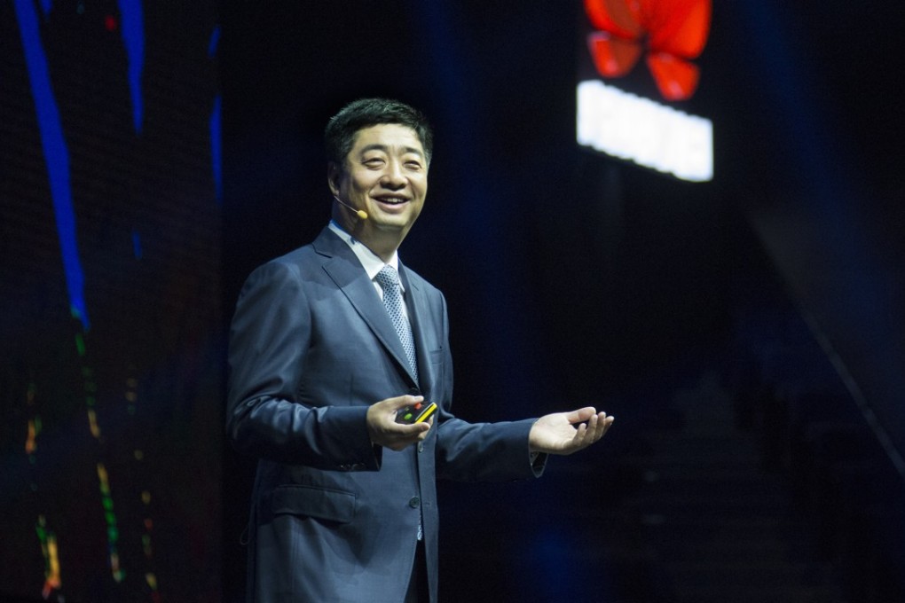 Ken Hu Houkun, rotating chairman at Huawei Technologies, says current initiatives of the Shenzhen-based company have little to do with Beijing’s “Made in China 2025” policy. Photo: Handout