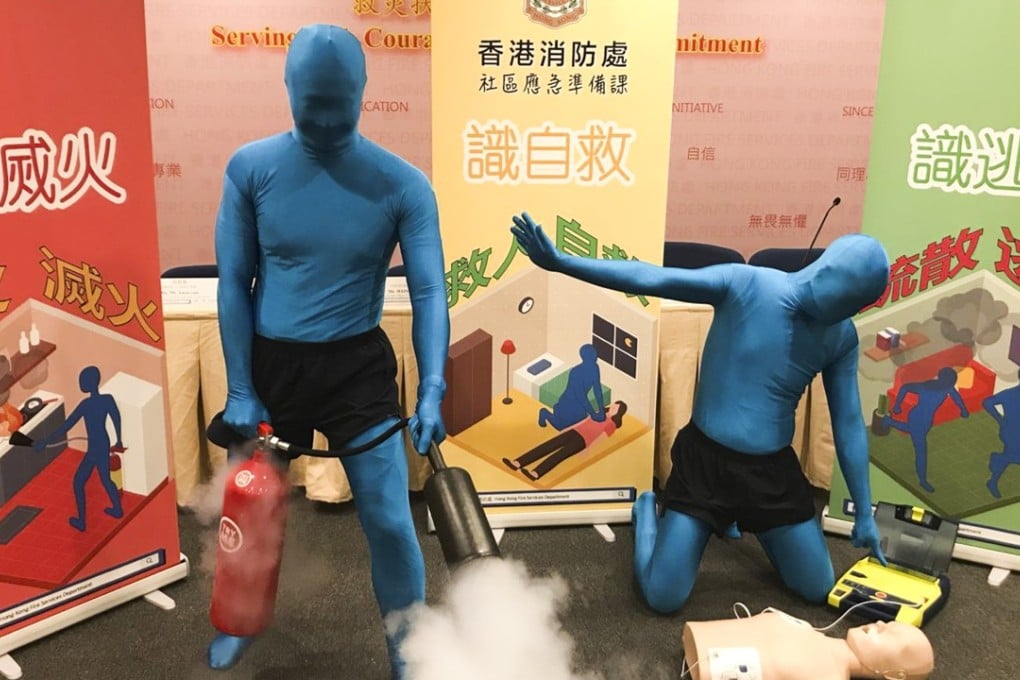 The mascot gained popularity after a press conference on Monday. Photo: Christy Leung