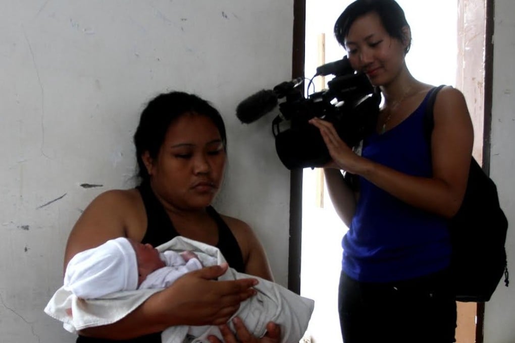 AFP video journalist Agnes Bun films the miraculous story of baby Bea Joy, who was born in the wake of Typhoon Haiyan five years ago.