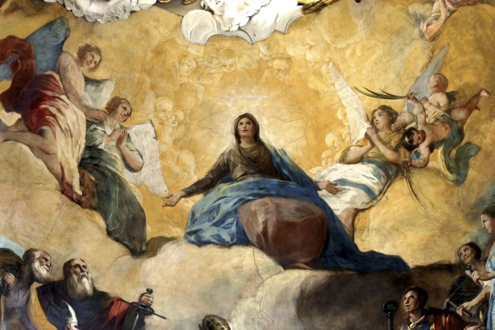 A Goya fresco in the Basilica of Our Lady of the Pillar, in Zaragoza, Spain. Picture: courtesy of Zaragoza Turismo