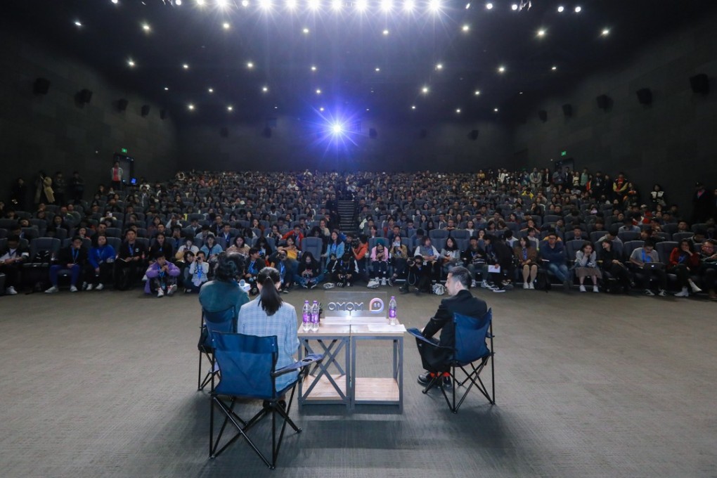 A well-attended masterclass by Korean director Lee Chang-dong (foreground left) at the Pingyao Crouching Tiger Hidden Dragon International Film Festival in China’s Shanxi province. Pictures: PYIFF