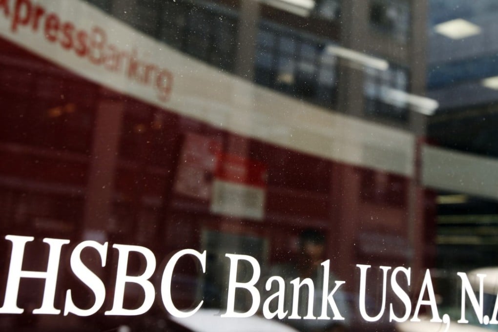 An HSBC Bank branch in New York. Wednesday’s lawsuit accuses the banks of violating US antitrust law by conspiring from 2003 to 2013 to rig currency benchmarks. Photo: Reuters