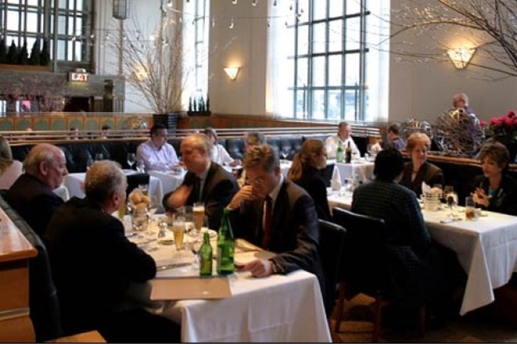 The interior of New York’s Eleven Madison Park, awarded three stars by the latest Michelin Guide for the city.