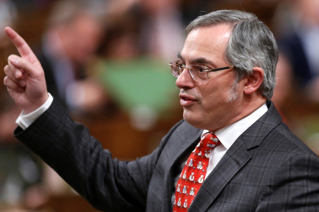 Canadian Conservative legislator Tony Clement pictured in the House of Commons in Ottawa in 2014. Photo: Reuters