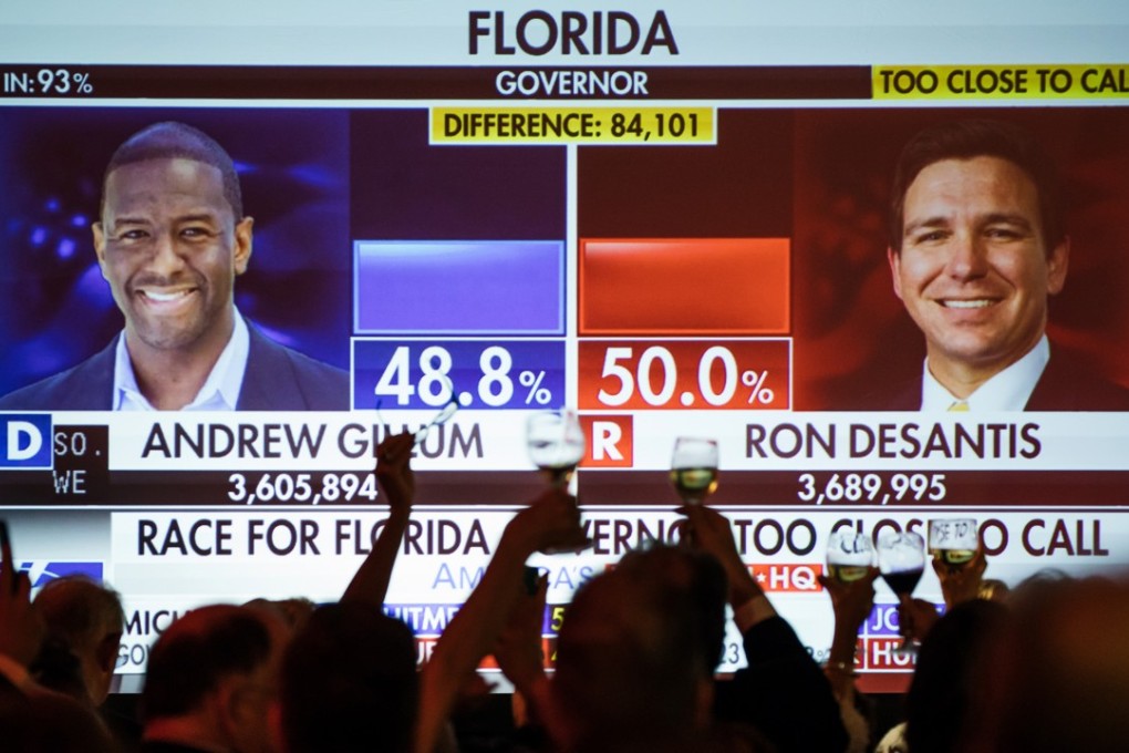 Andrew Gillum, the Democrat running for governor, was so certain he’d lost that he conceded late Tuesday and called Ron DeSantis to congratulate him on his win. Photo: Bloomberg