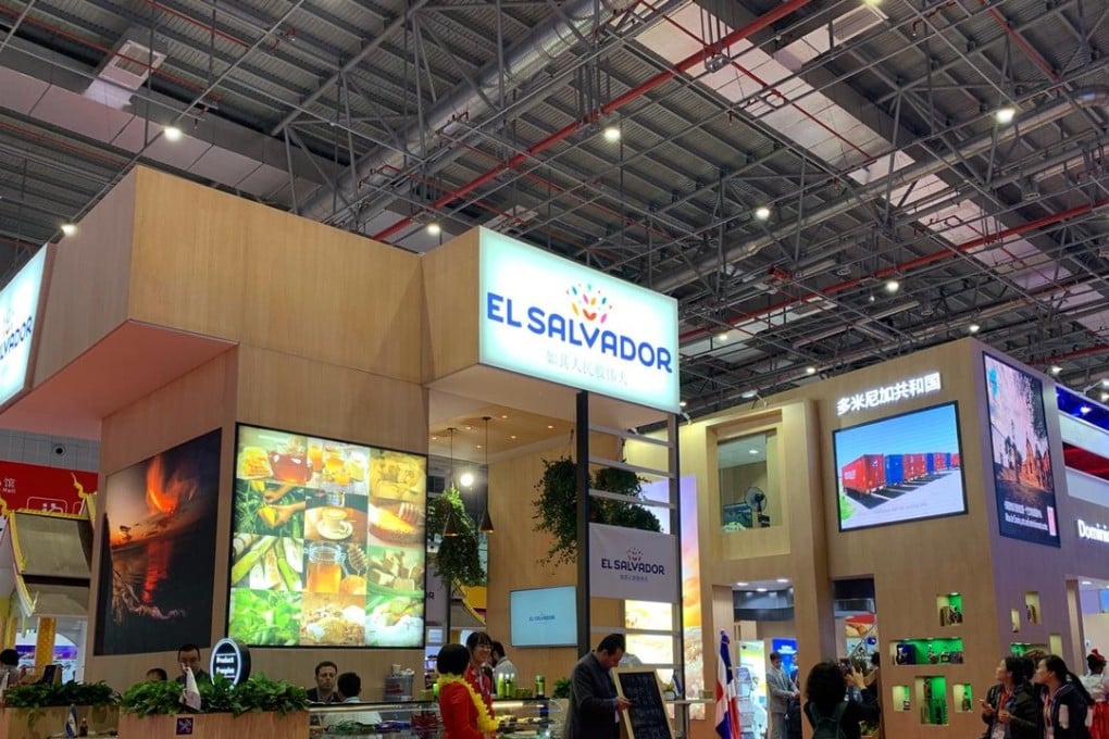 China’s newest friends, El Salvador and Dominican Republic, were given pride of place at the Shanghai China International Import Expo in Shanghai. Photo: Kinling Lo